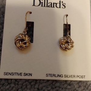 Dillard's. Earrings. Pierced